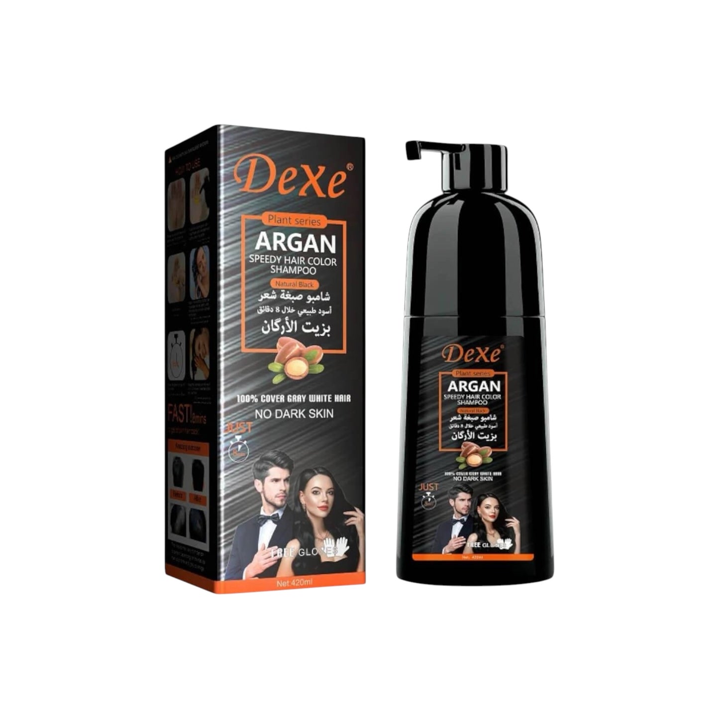 Dexe Hair Color Shampoo
Black 420ml