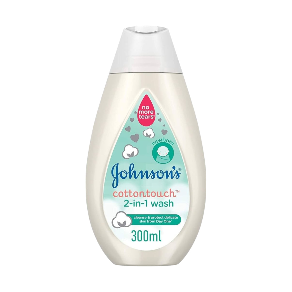 Johnsons Cotton Touch 2 In 1 Wash 300 ml