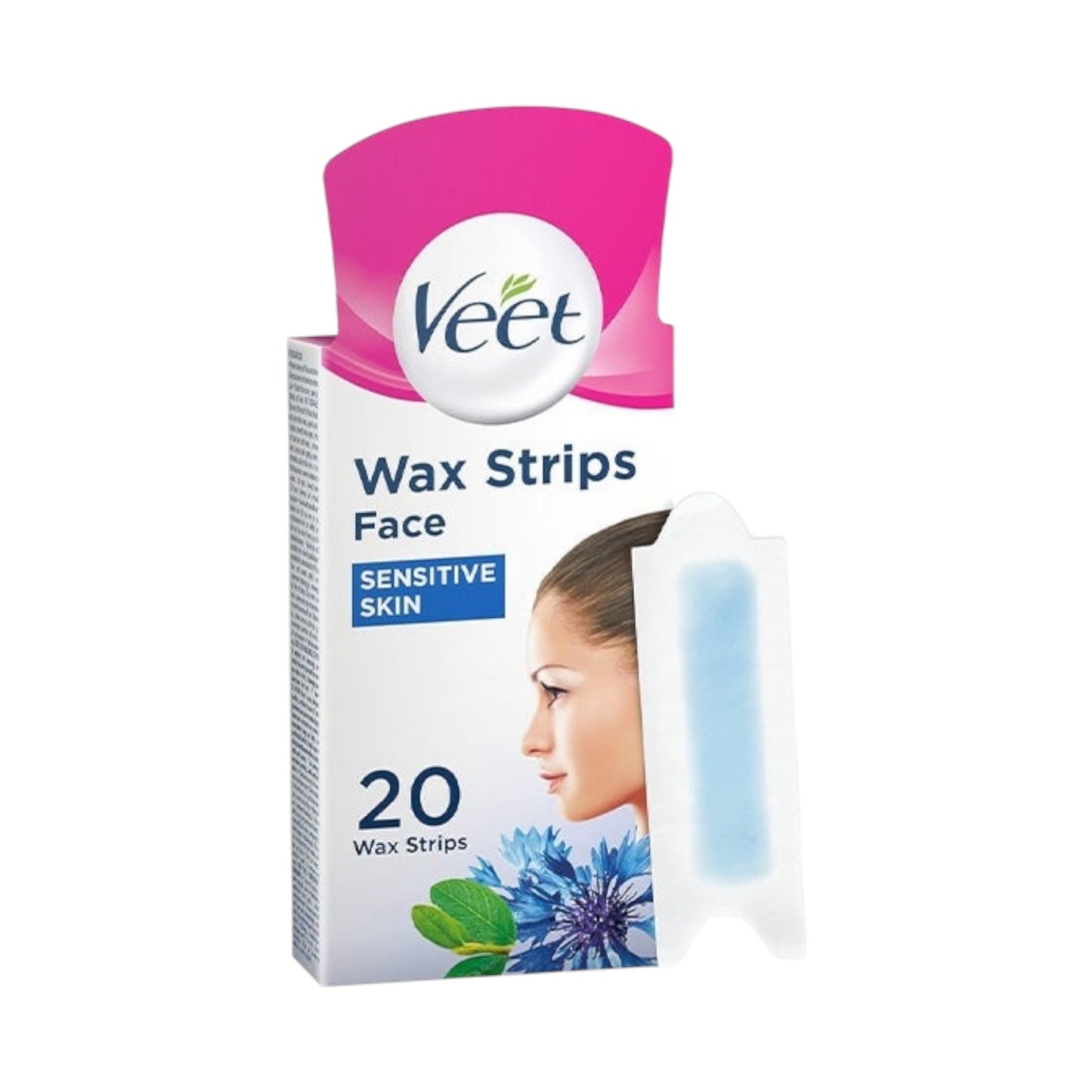 Veet Face Wax Strips For Sensitive Skin 20 Pcs
