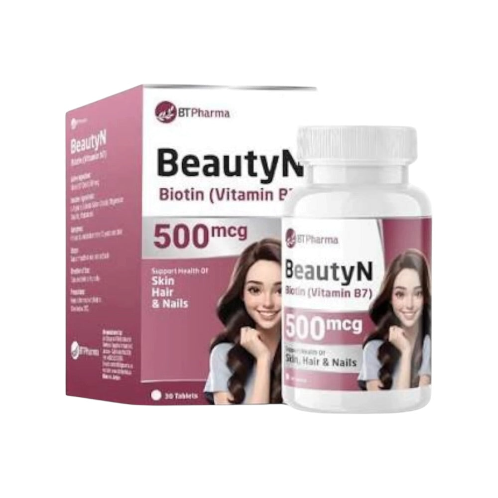 BT Pharma Beauty N 500mcg 30 Tablets
