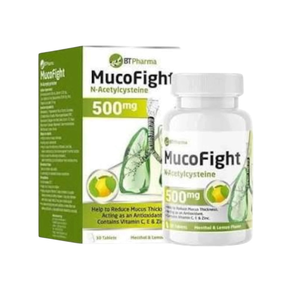 BT Pharma MucoFight 500mg
30 Tablets