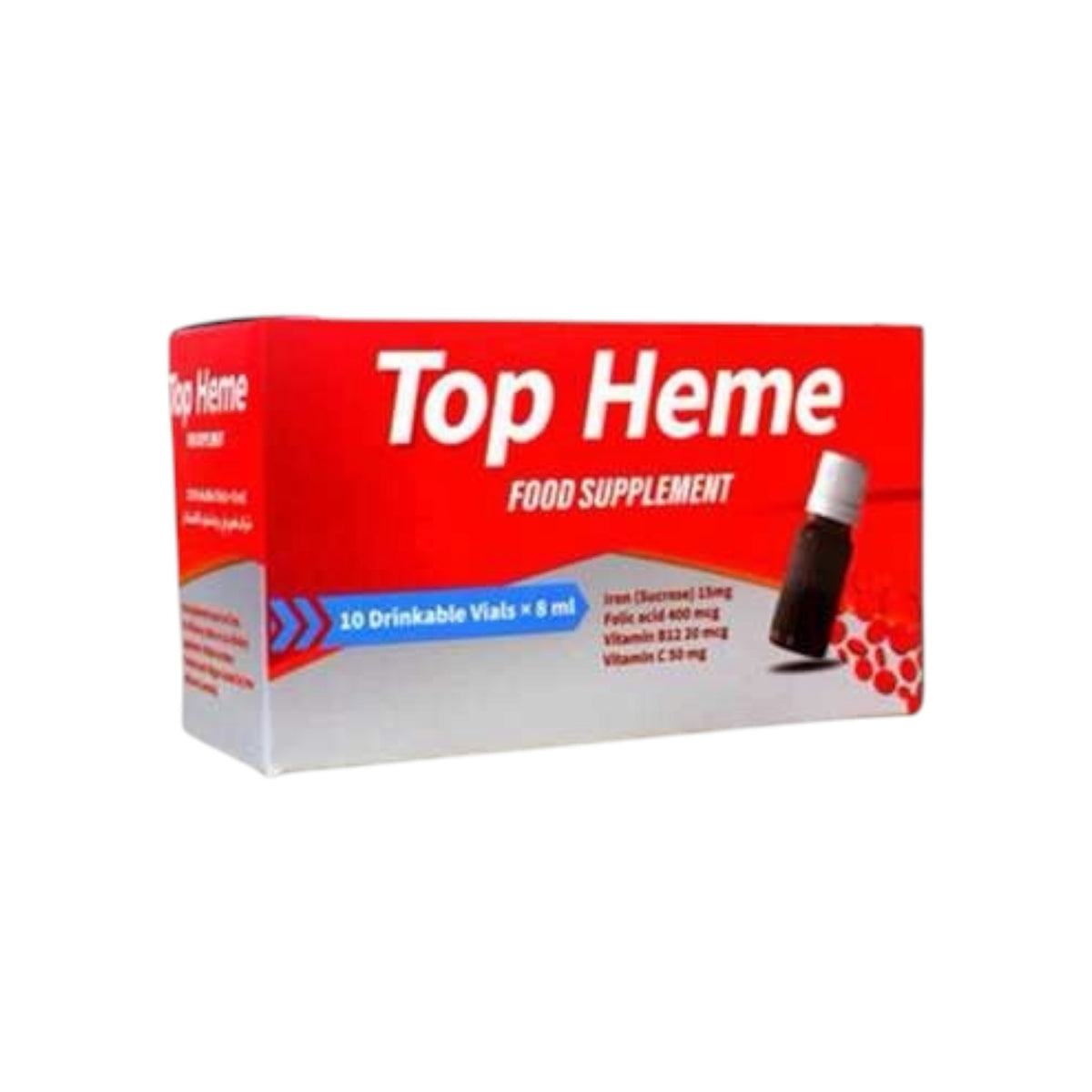 Top Heme Drinkable Vial 10 Vials 8ml