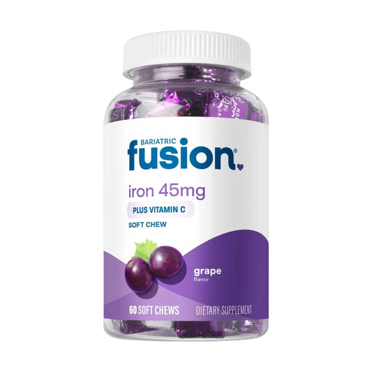 Bariatric Fusion Iron 45 mg with Vitamin C Cherry Flavor 60 Tablets
