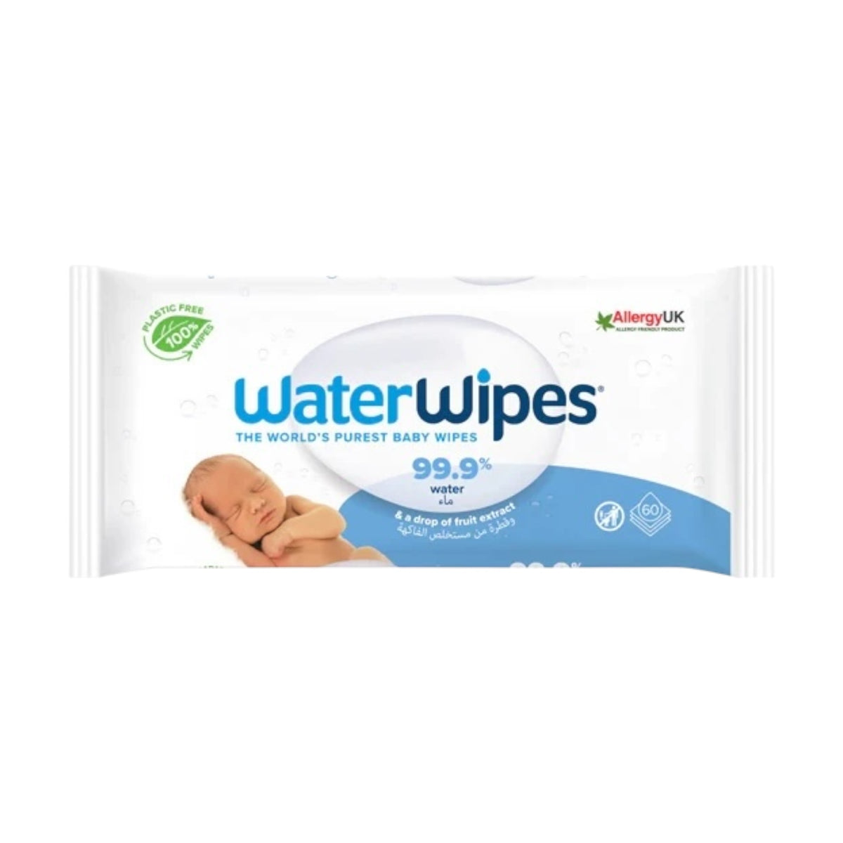 Water wipes Puff Wipes 72Pcs