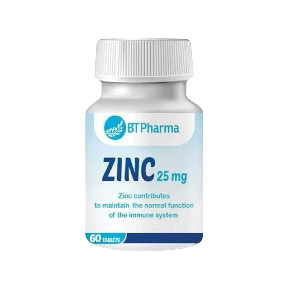 Bt Pharma Zinc 25Mg 60 Tab