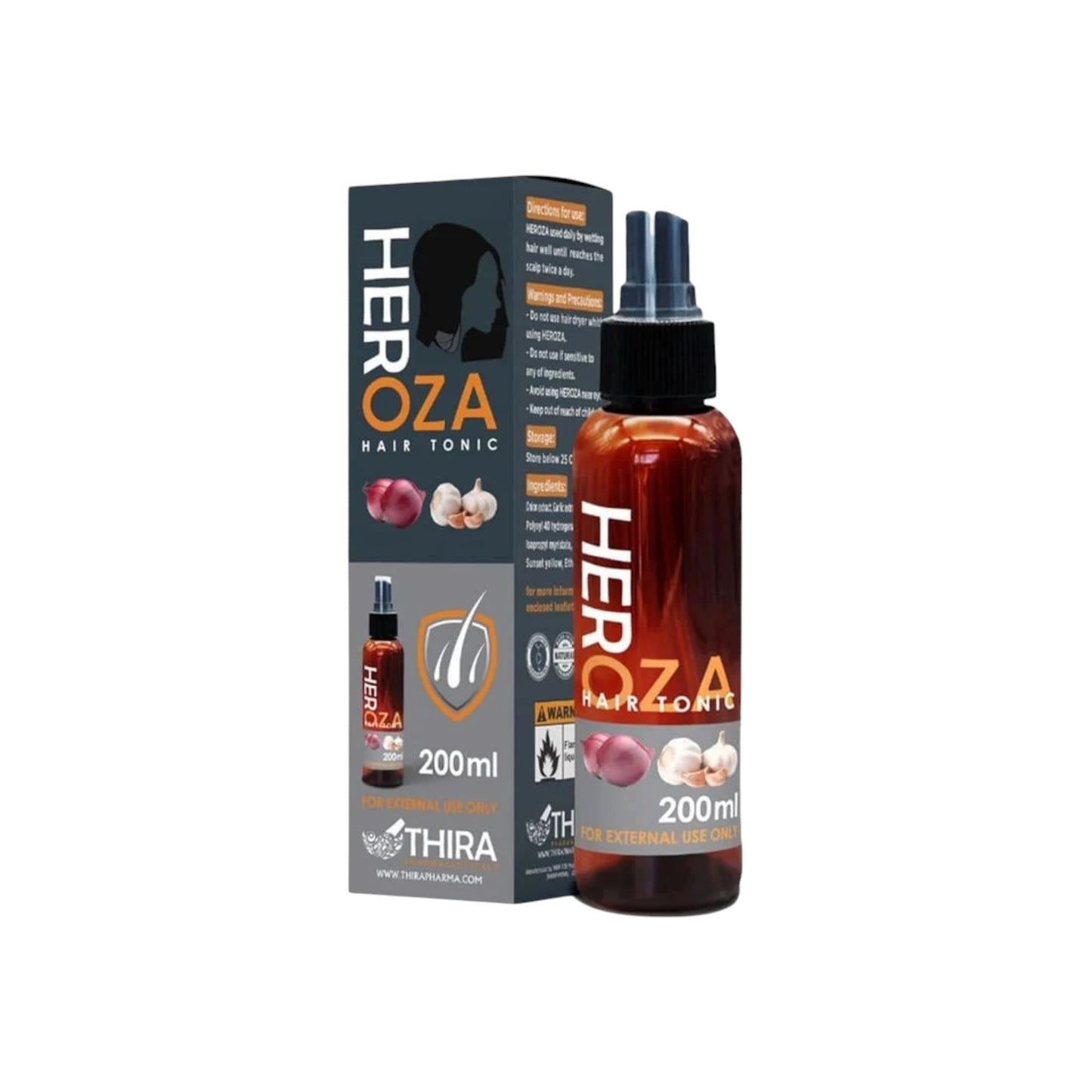 Heroza Garlic & Onion Hair Tonic 200Ml