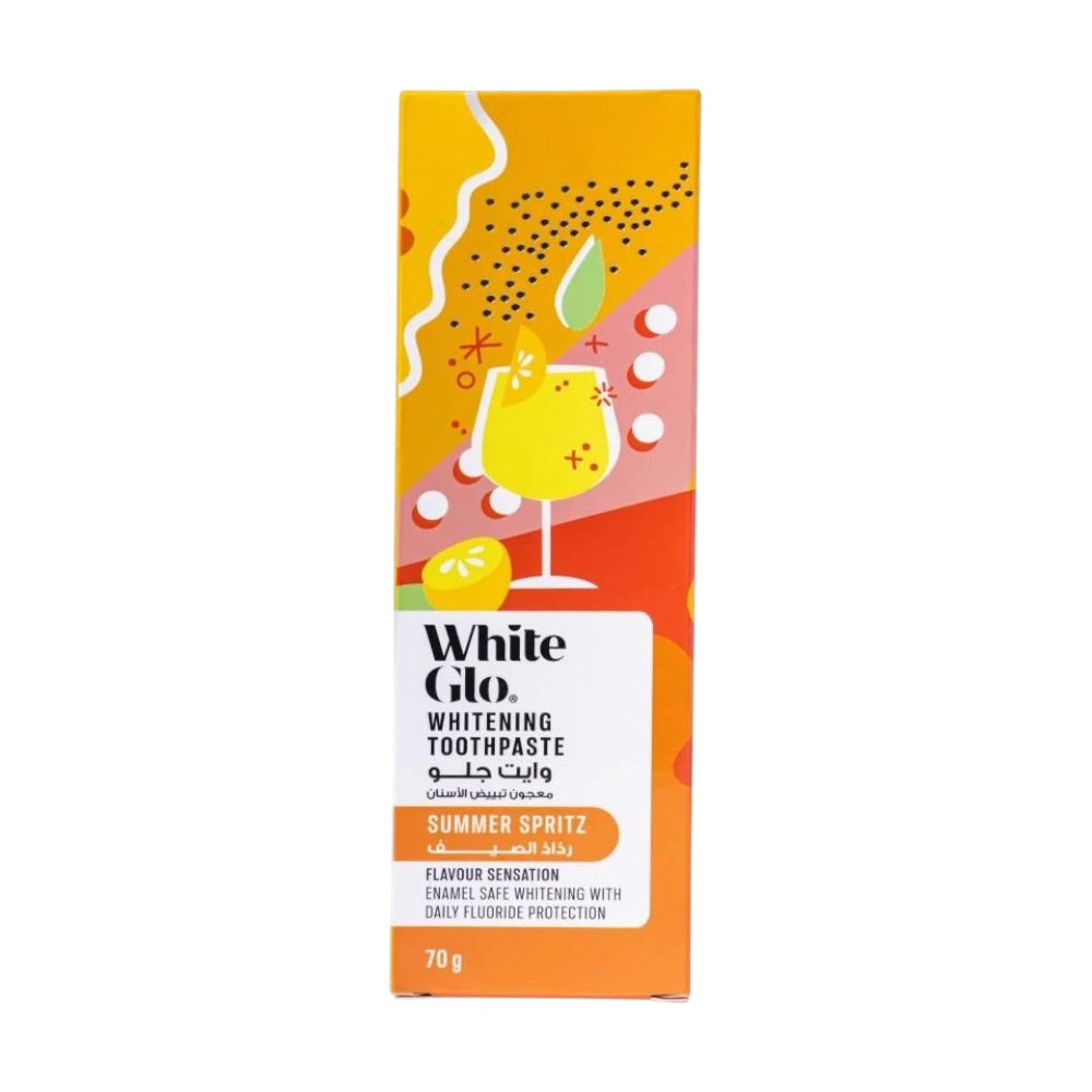 White Glo Summer Spritz Whitening Toothpaste 70g