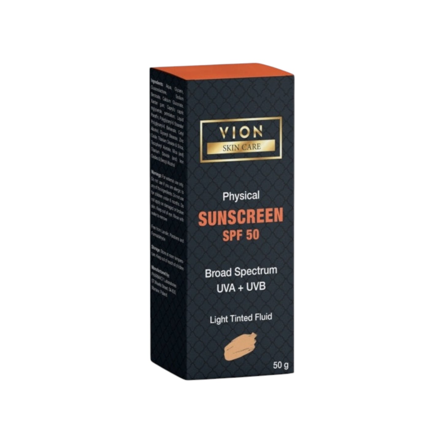 Vion Sunscreen Light Tinted Fluid SPF50 50g