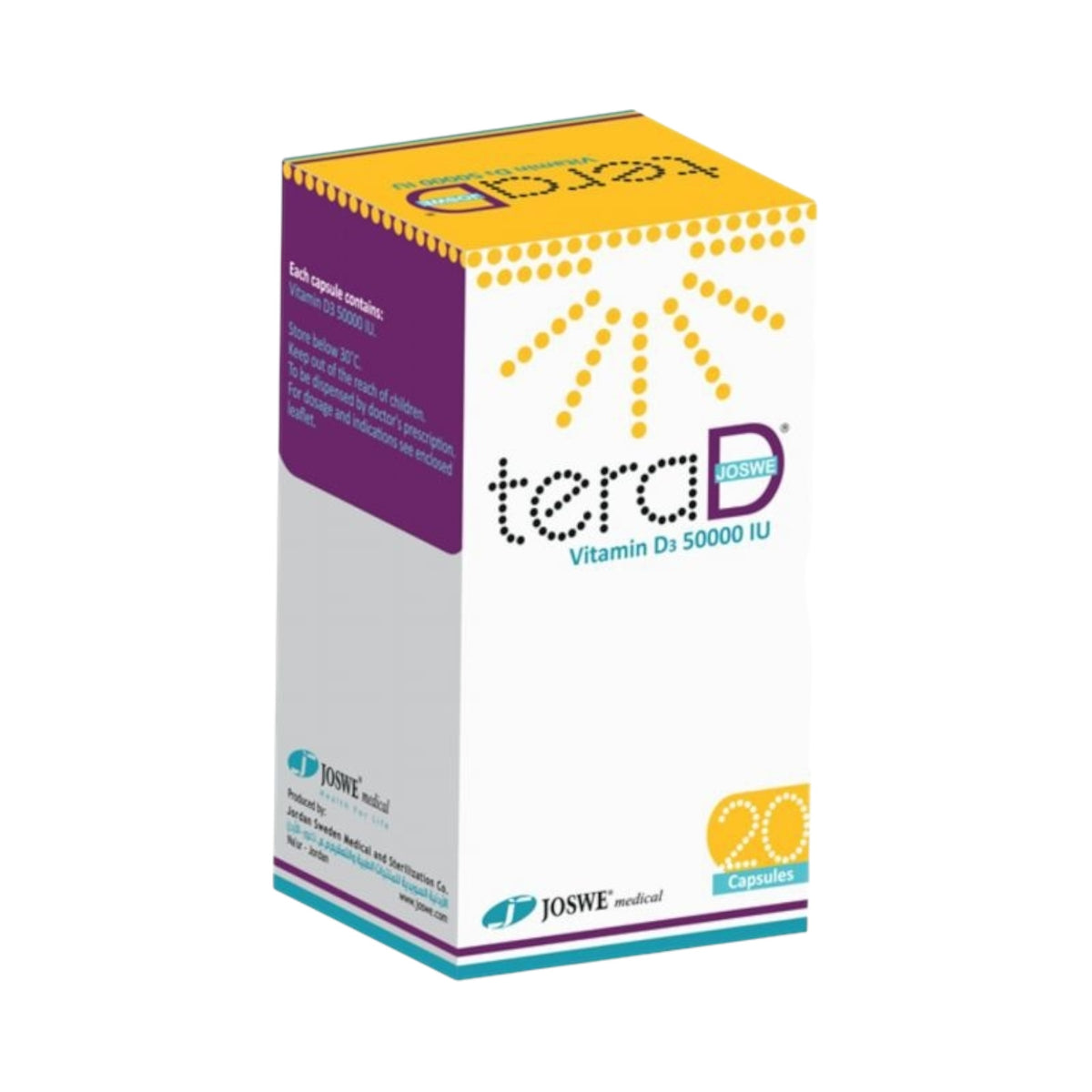 Tera D 50,000 IU 20 Capsules
