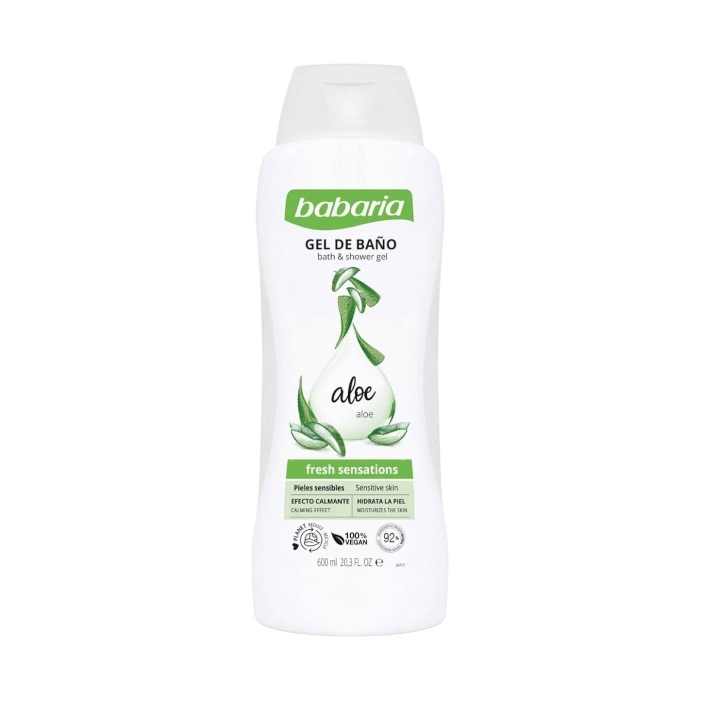 Babaria Olive Oil Bath And Shower Gel 600ml - MELIA PHARMACY - MELIA PHARMACY