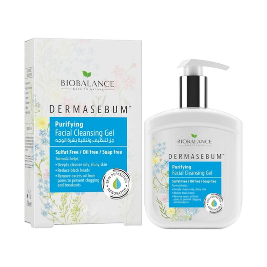 Bio Balance Dermasebum Purifying Facial Cleansing Gel 250ml - MELIA PHARMACY - MELIA PHARMACY