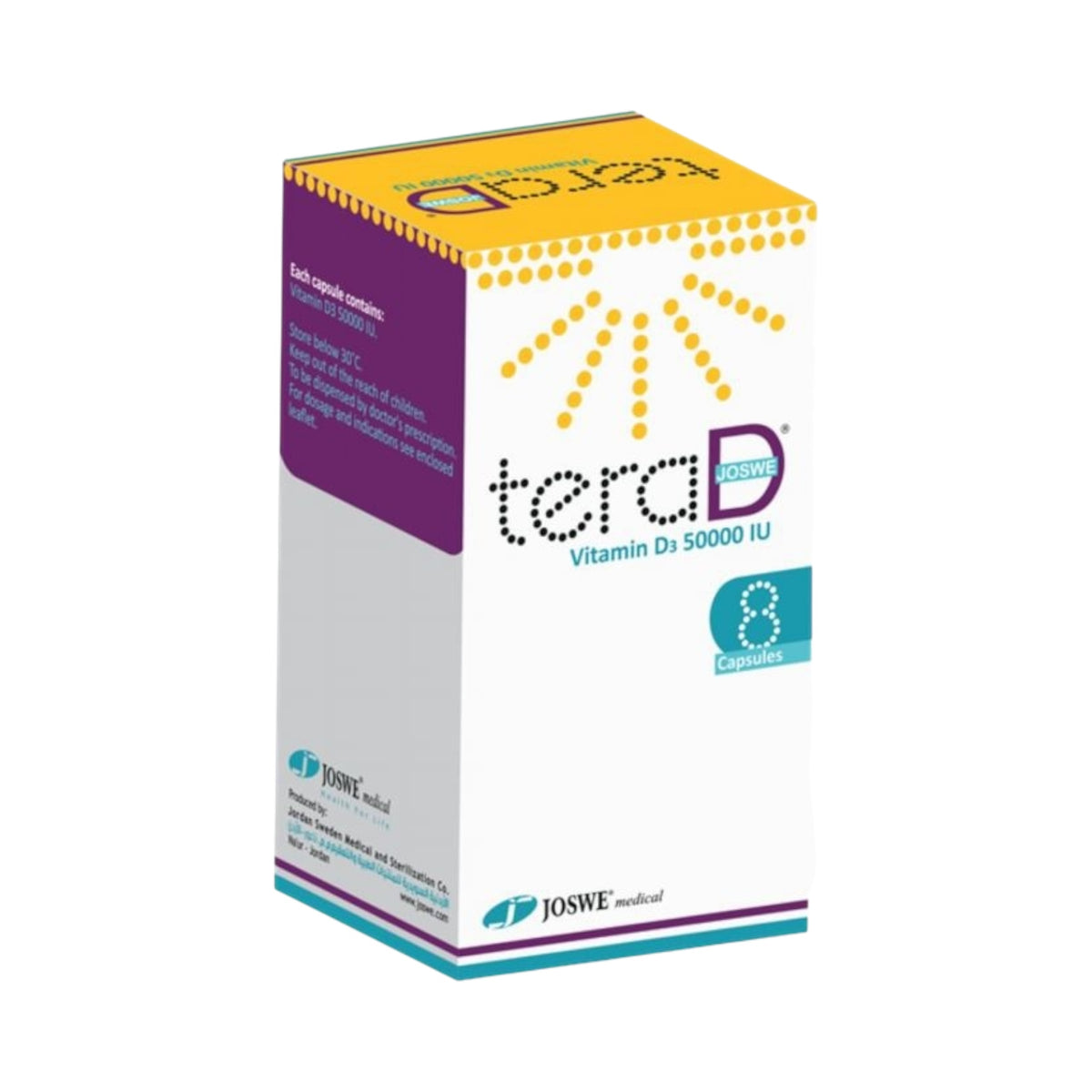 Tera D 50,000 IU 8 Capsules