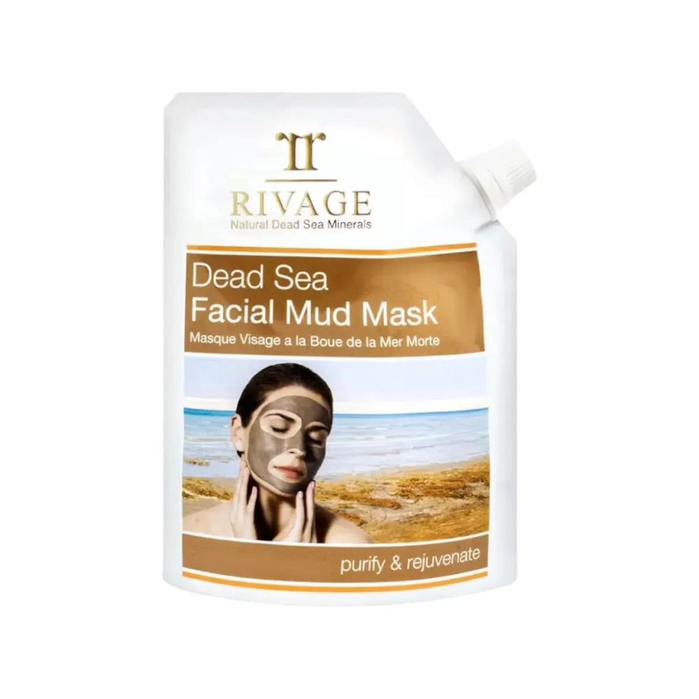 RIVAGE Dead Sea Facial Mud Mask Pouch 200ML