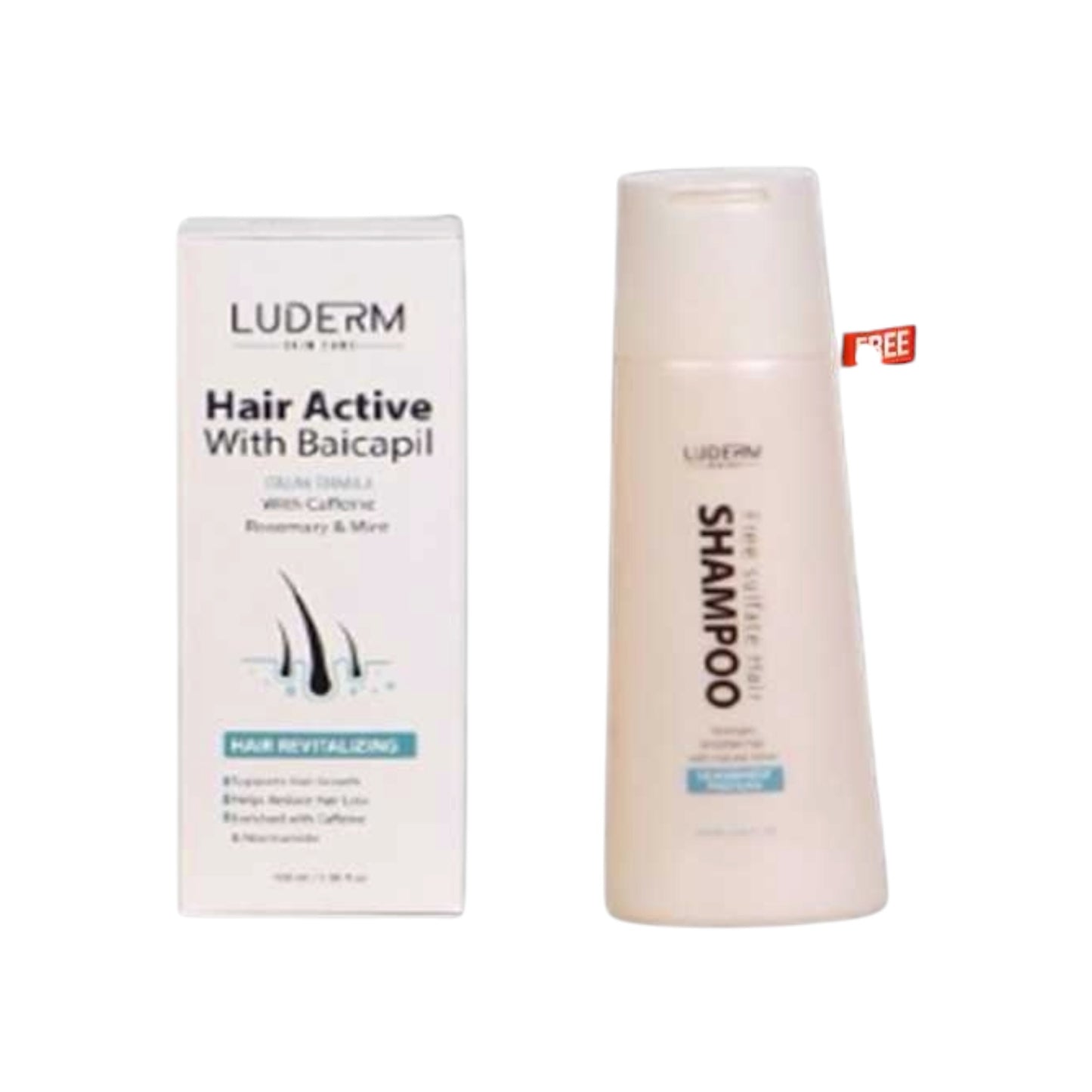 Luderm Free Sulfate Hair
Shampoo 250ml