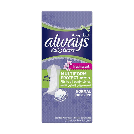 Always Fresh & Protect Normal فوط يومية 20 قطعة