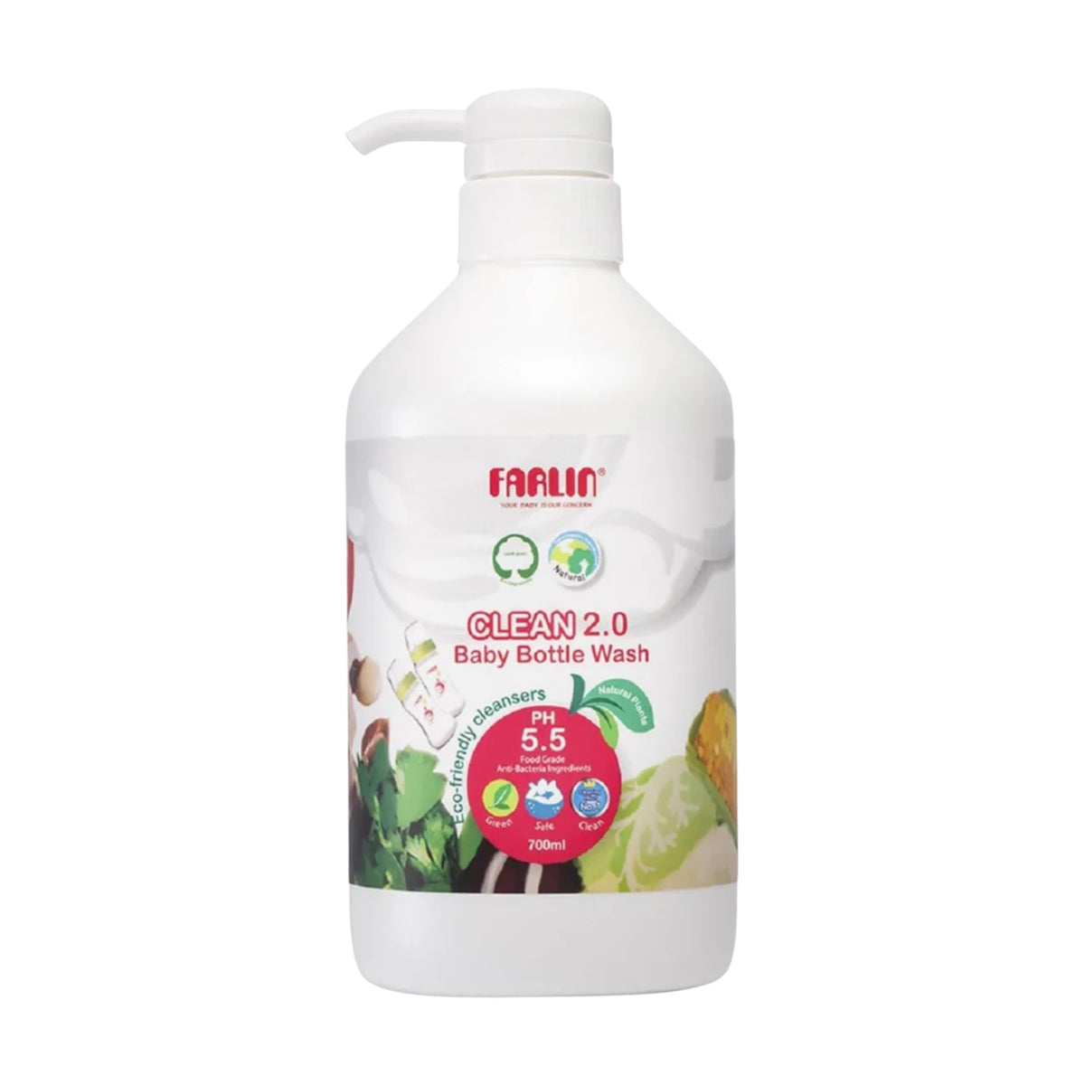 Farlin Baby Bottle Wash Cleanser 700ml