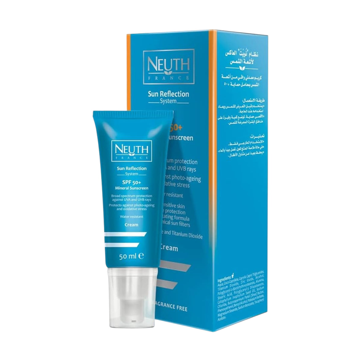 واقي شمس نيُث المعدني
SPF50+ 50 مل