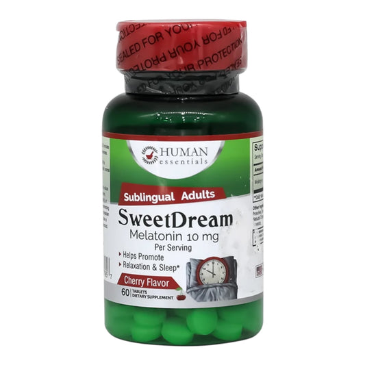Human Essentials Sweet
Dreams ميلاتونين 60 قرصًا