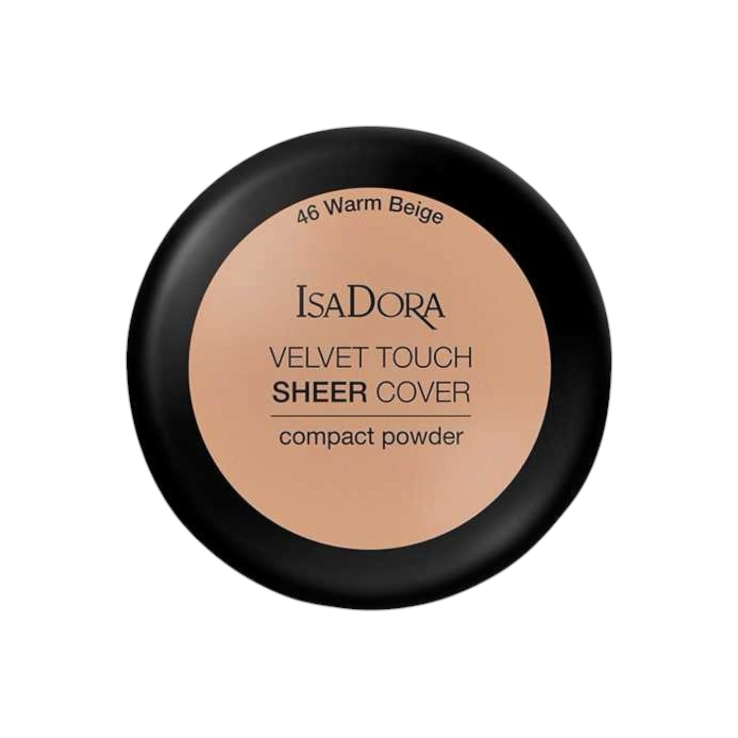 Isadora Sheer Cover Compact Powder 46 Warm Beige