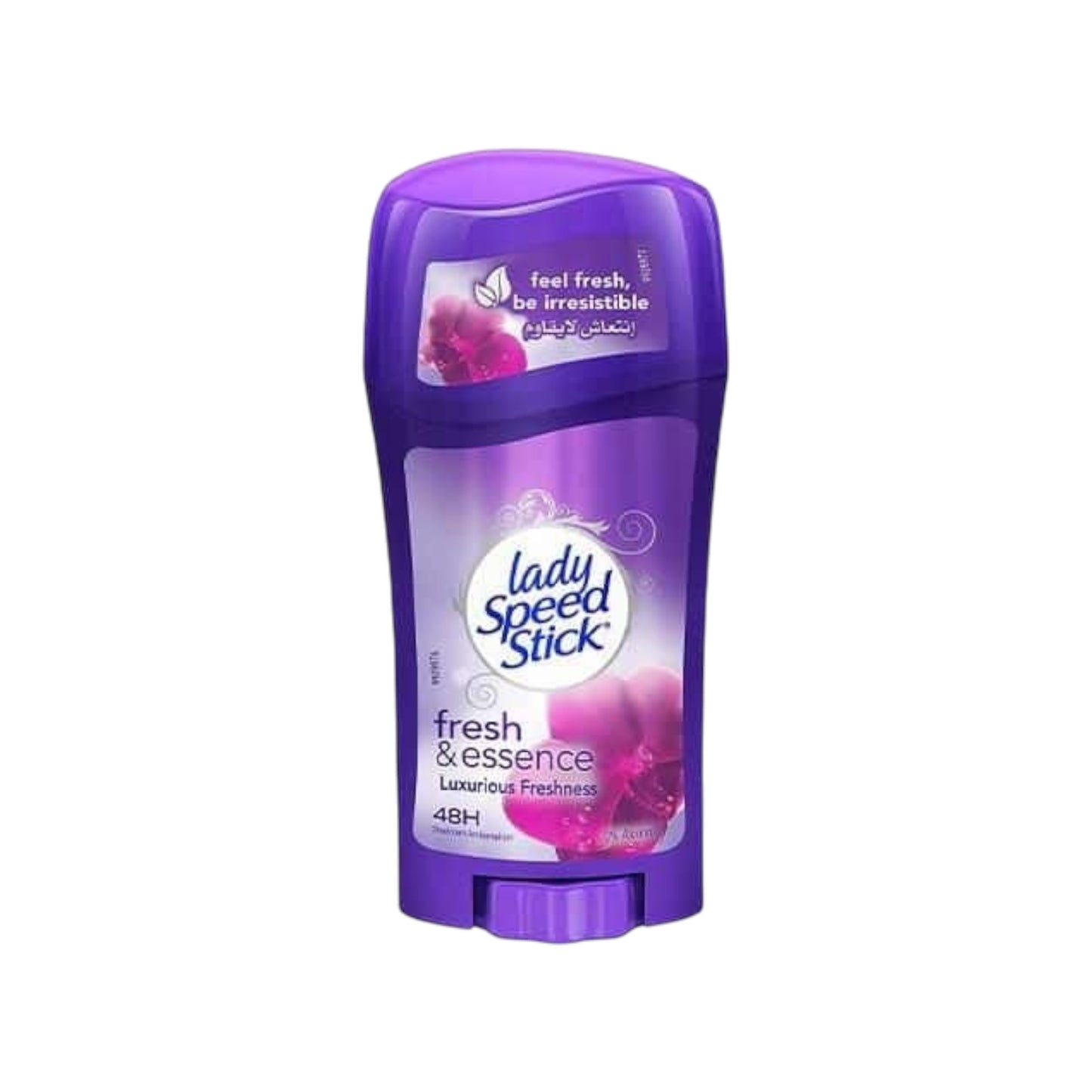 Lady Speed Stick Fresh & Essence Luxurious Freshness
مضاد للتعرق 65 جم