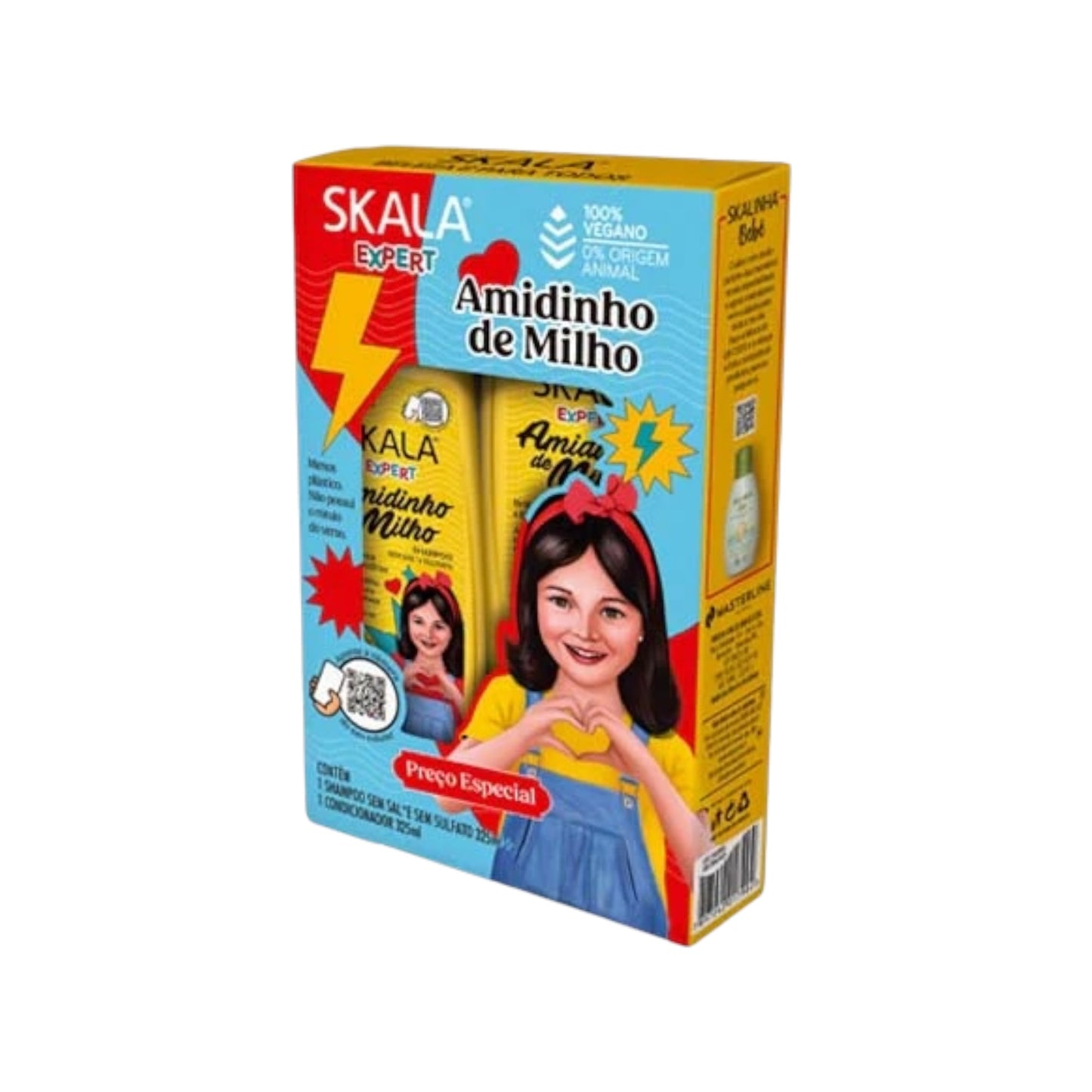 Skala Amidinho De Milho (Shampoo + Conditioner) 325ml