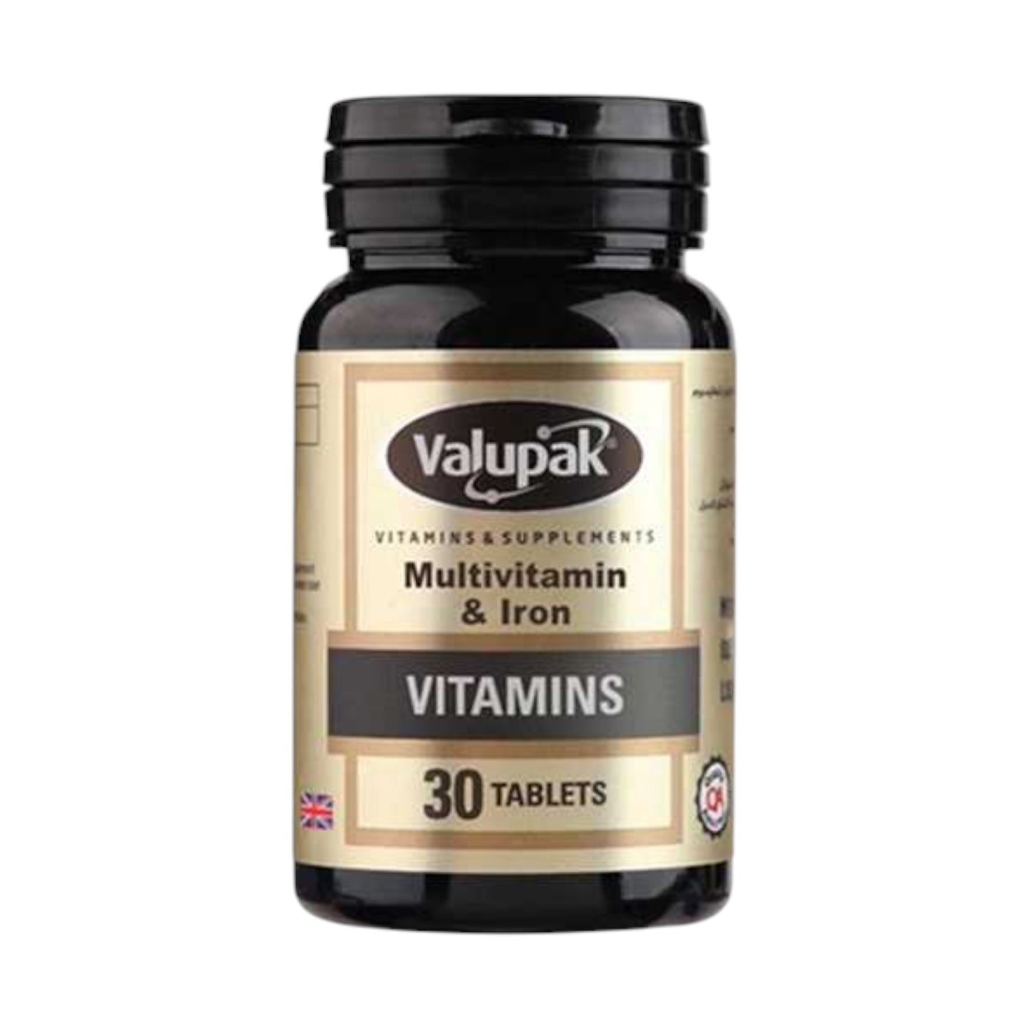 Valupak Multivitamin and Iron
60 Tablets