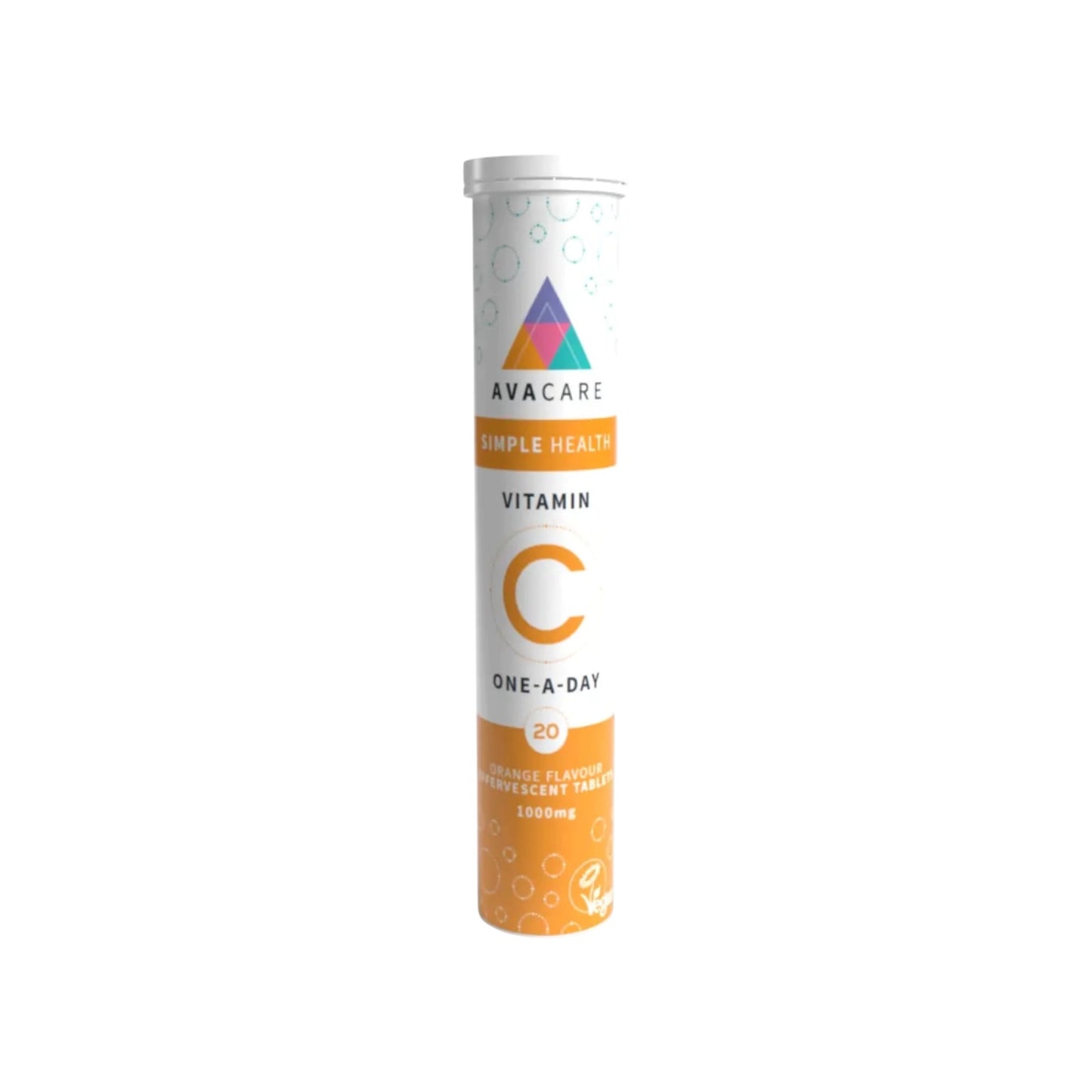 Avacare Vitamin C Effervescent Tablets 1000mg 20 Tabs