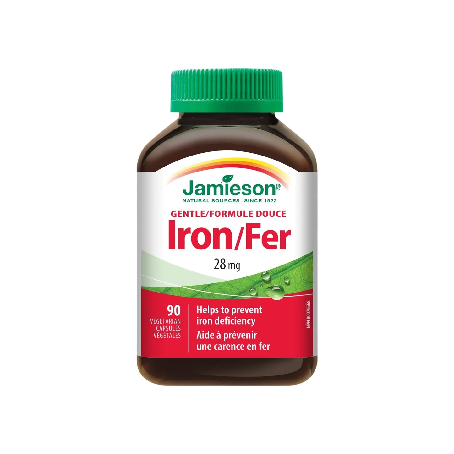 Jamieson Iron 28mg 90 Capsules