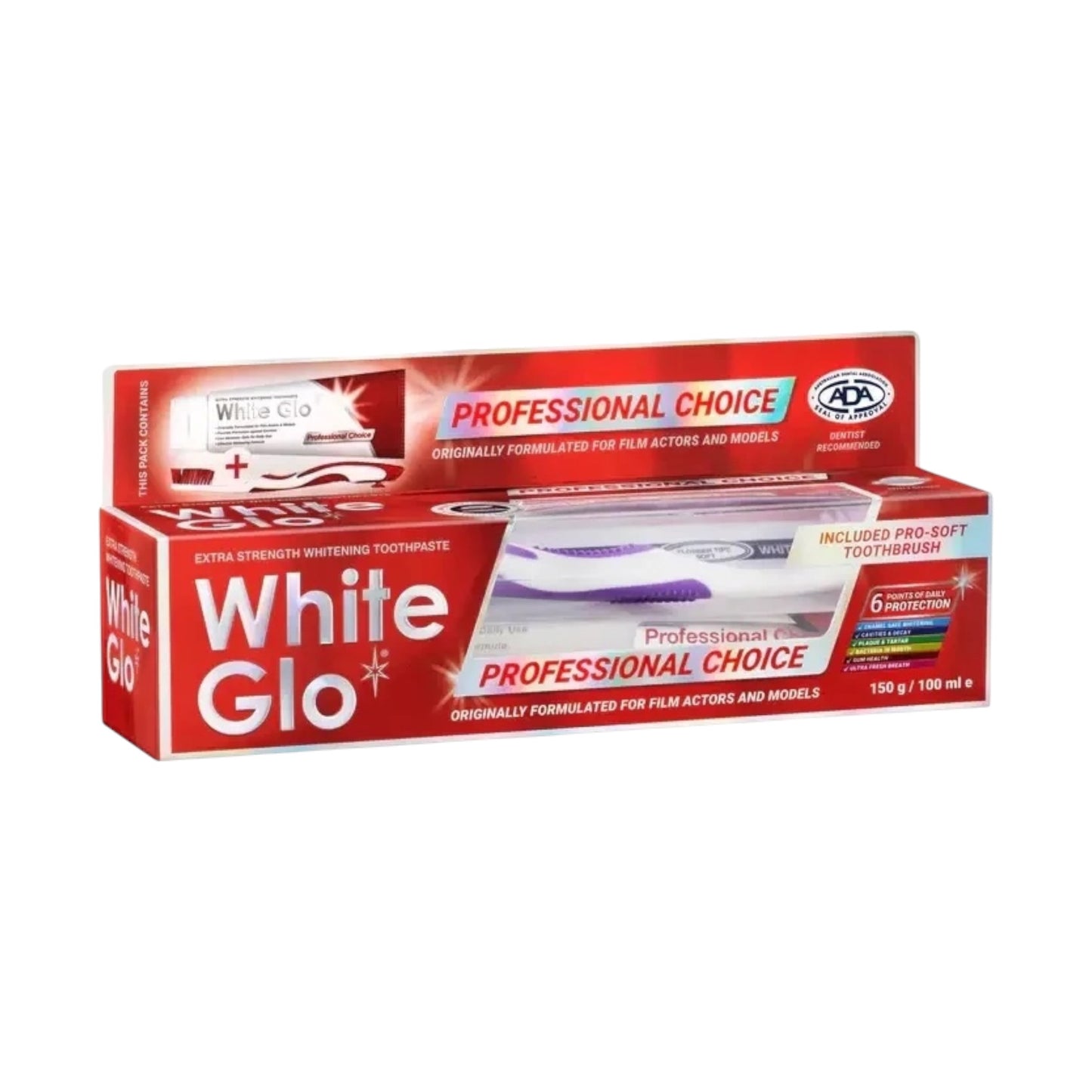 White Glo Professional Choice Toothpaste 100ml