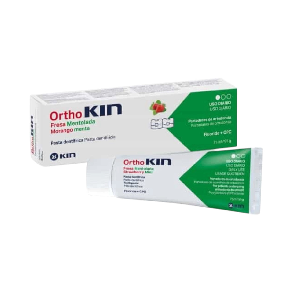 Kin Ortho Strawberry Mint Toothpaste 75ml