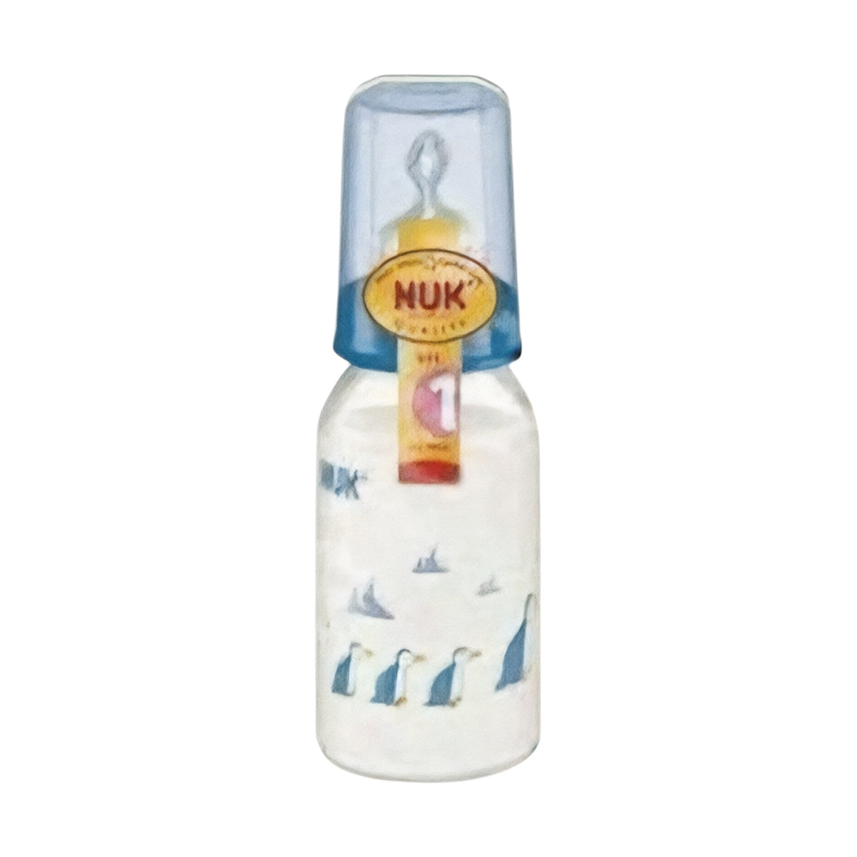 Nuk Standerd Glass Bottle 125ml 0-6m- Blue