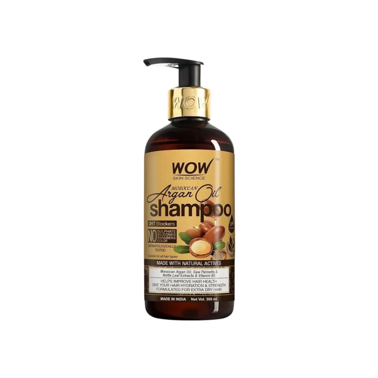 Wow Skin Science Argan Oil
Shampoo 300ml