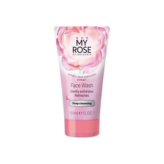 غسول الوجه My Rose يقشر وينعش بلطف 150 مل