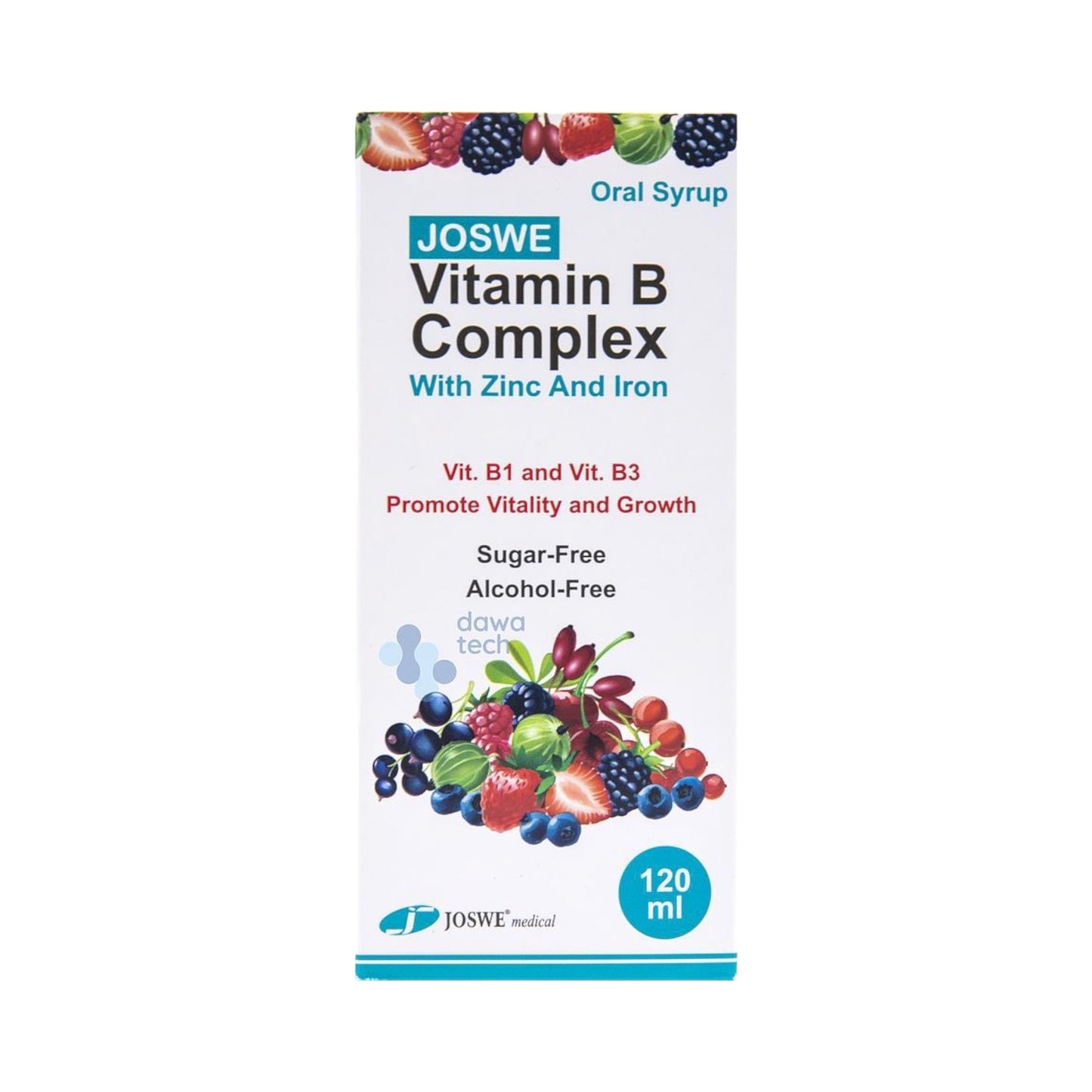 Joswe Vitamin B Complex With Zinc and Iron Syrup