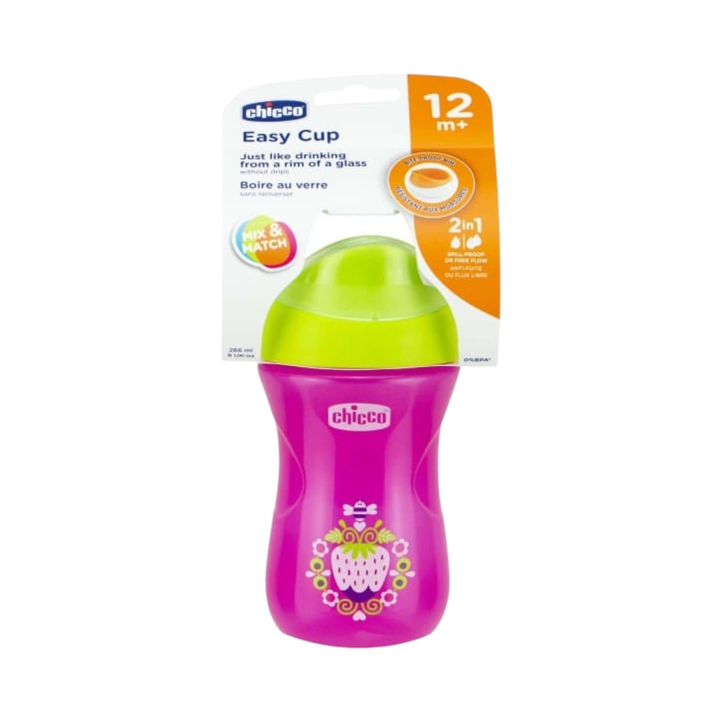 Chicco 12M+ Pink Easy Cup 266ml