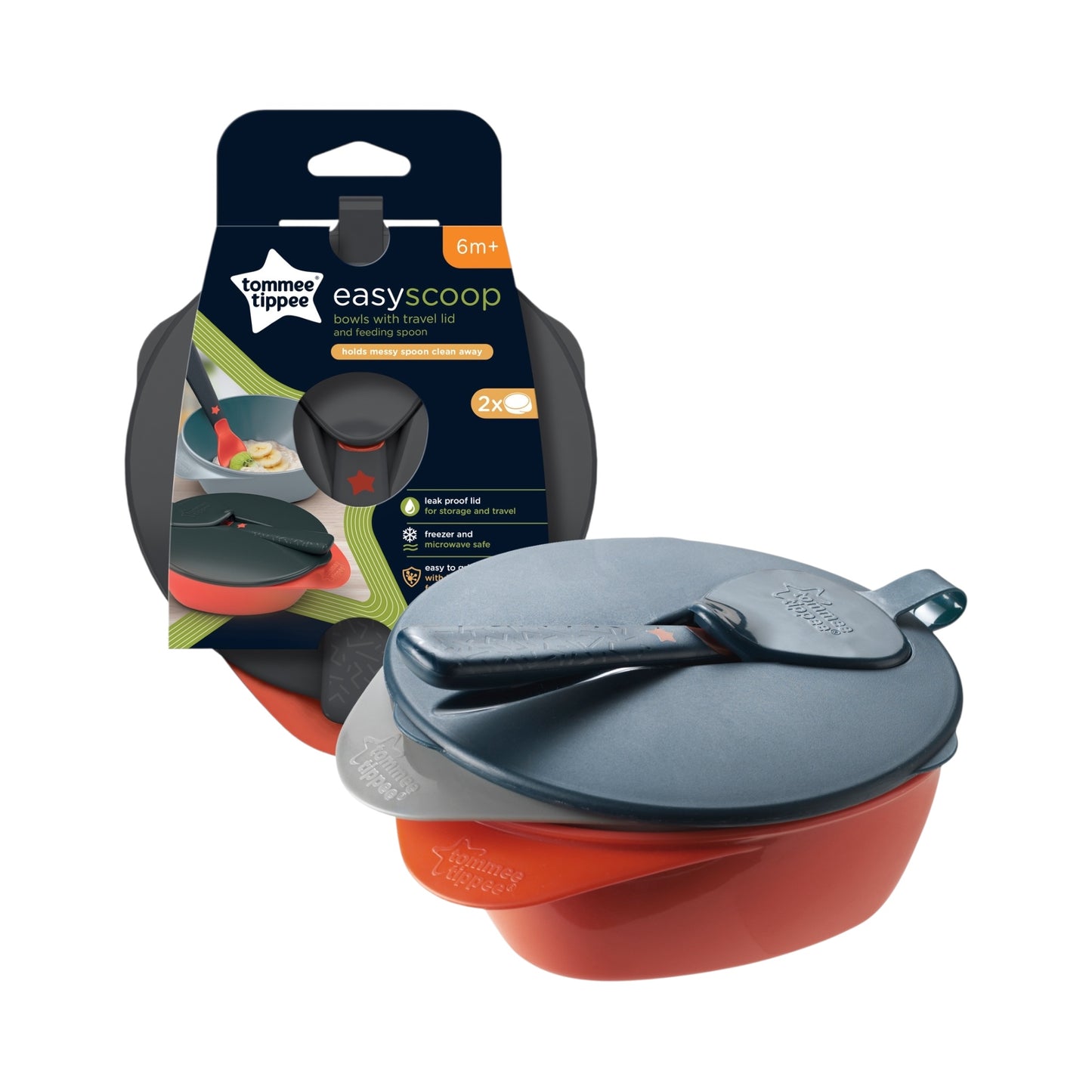 Tommee Tippee Easy Scoop Bowl With Lid & Spoon