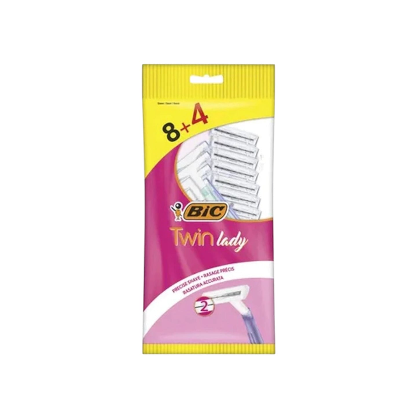 BIC Twin Lady Razors 4+8
Pieces