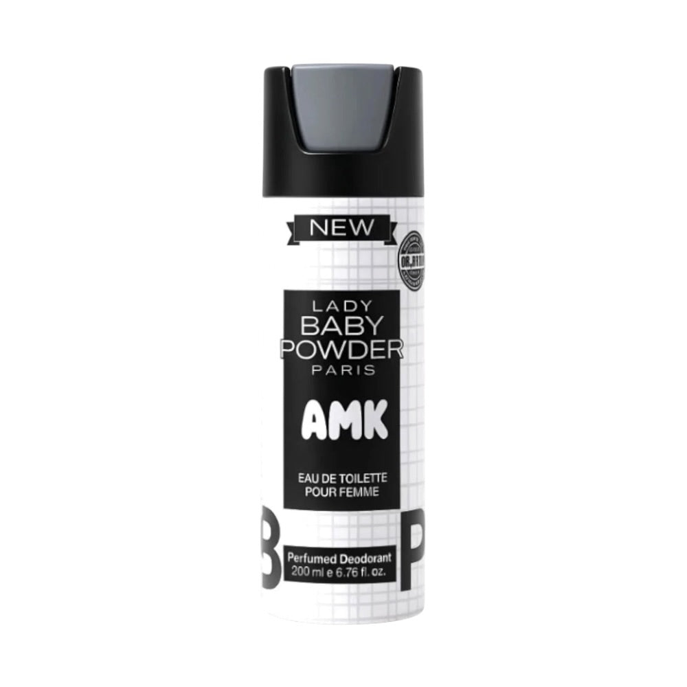 AMK Lady Baby Powder  Deodorant Spray Black 200ml