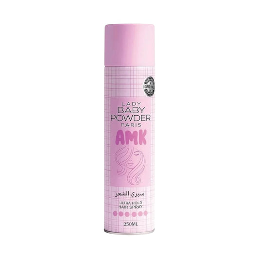 AMK Lady Baby Powder Ultra Hold Hair Spray 250ml