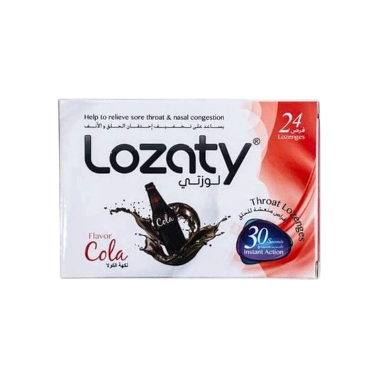 Lozaty Throat Cola Flavor 24 Lozenges