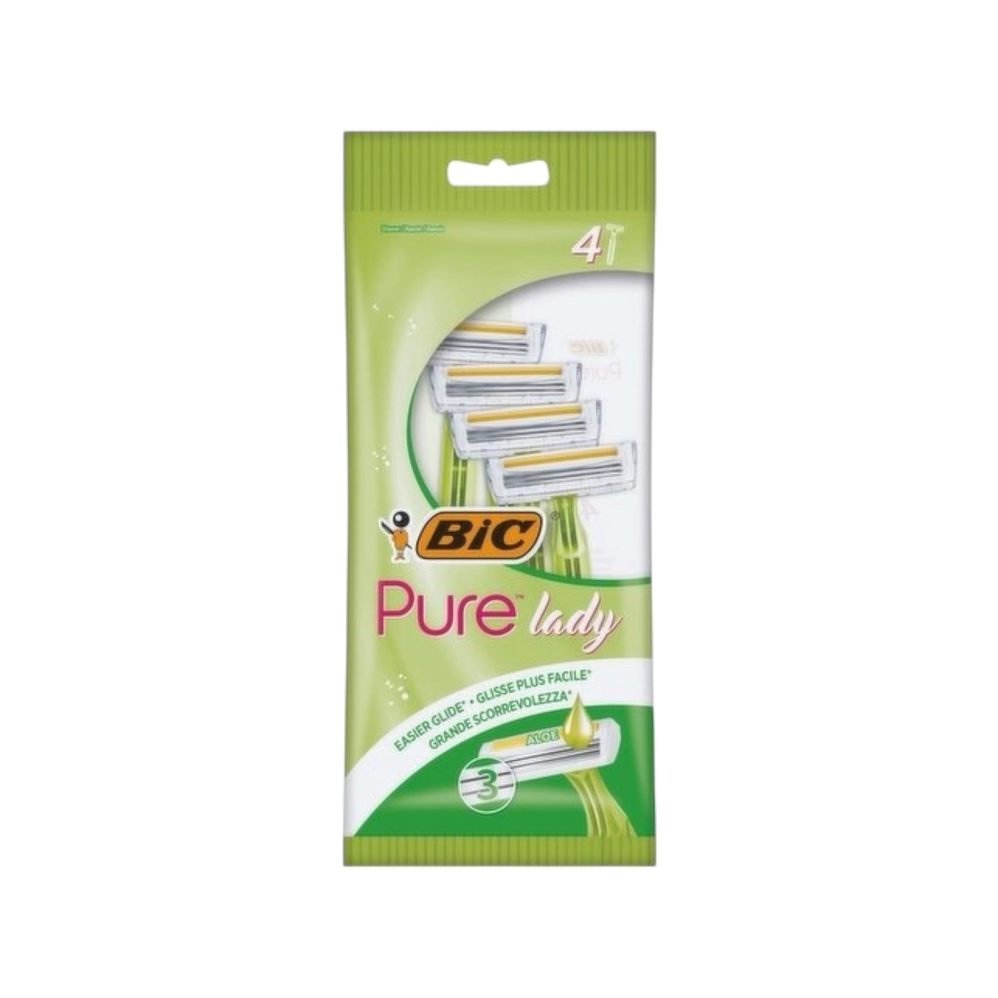 BIC بيور ليدي 3 شفرات 4 قطع