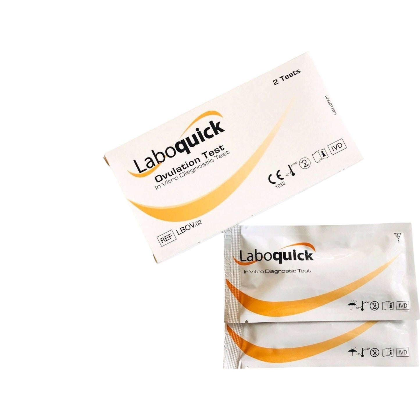 مجموعة اختبار الإباضة السريع Laboquick قطعتان