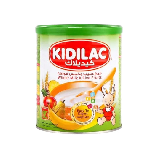 Kidilac Wheat Milk & 5 Fruits
Cereal 400g