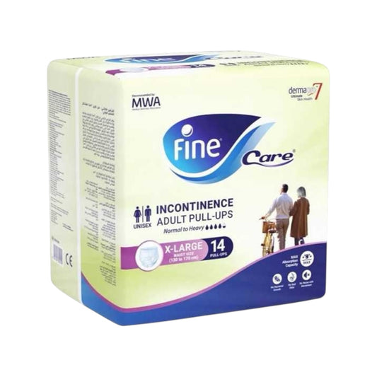 Fine Care Incontinence Unisex Briefs, X Large 130-170Cm, 14 Underwear