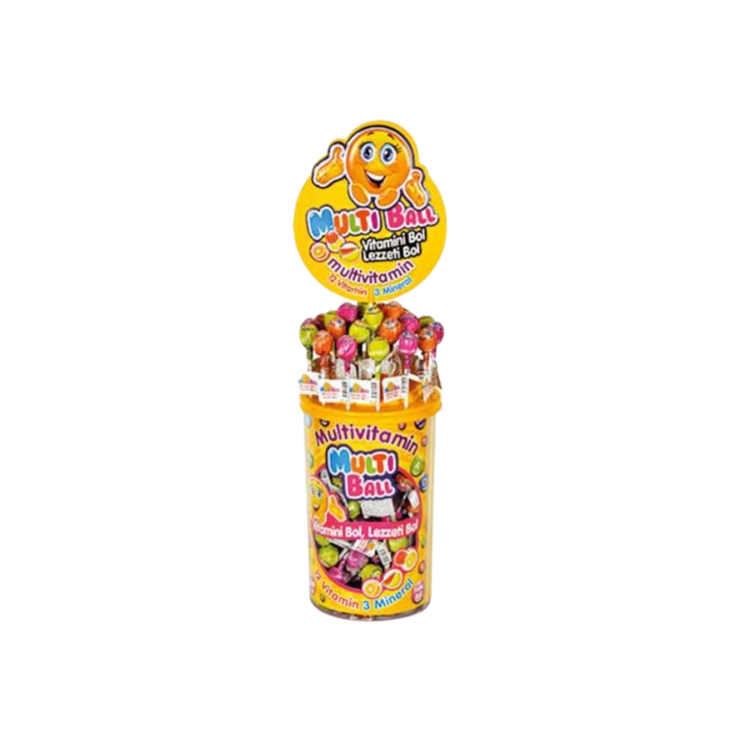 Multiball Multivitamin Lollipop 100 Pieces