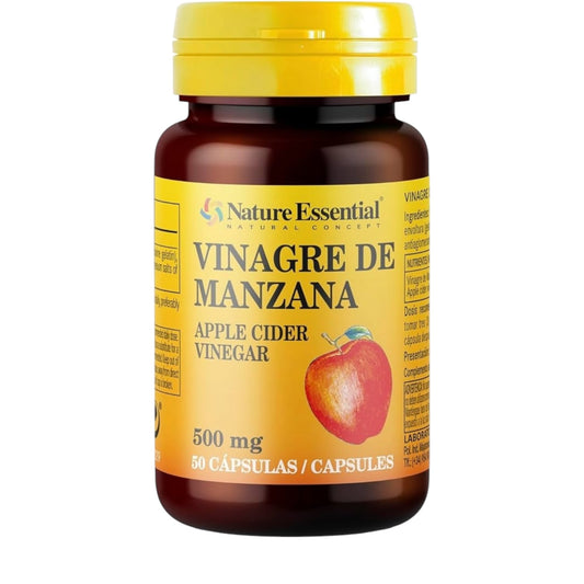 Nature Essential Apple Cider Vinegar 500mg 50 Capsules
