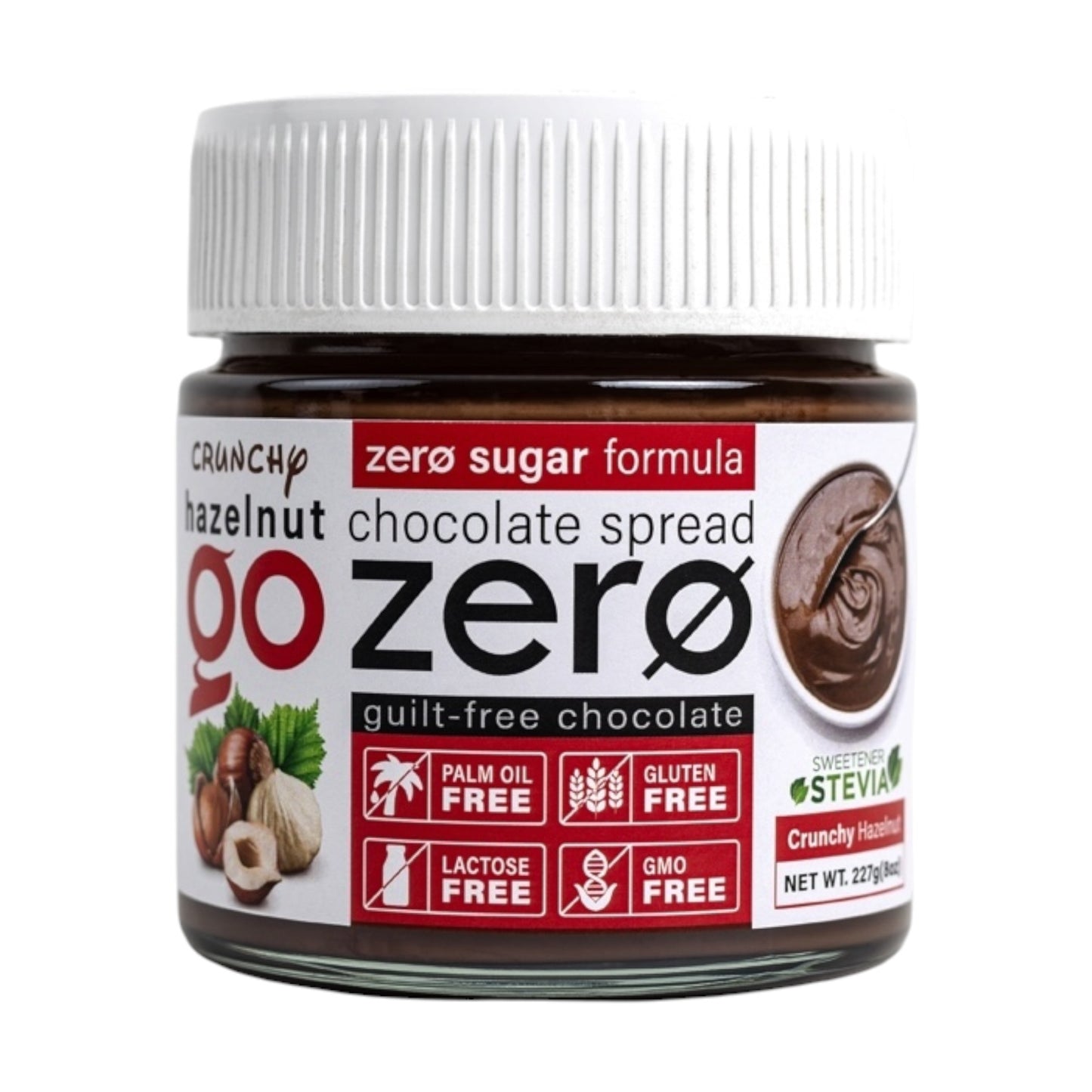 Go Zero Hazelnut Spread
Creamy Chocolate Jar 227g