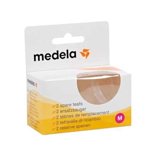 Medela Spare Teats 2 Pack - Medium Flow