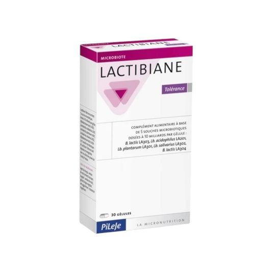 Pileje Lactibiane Tolerance
Probiotic 30 Capsules