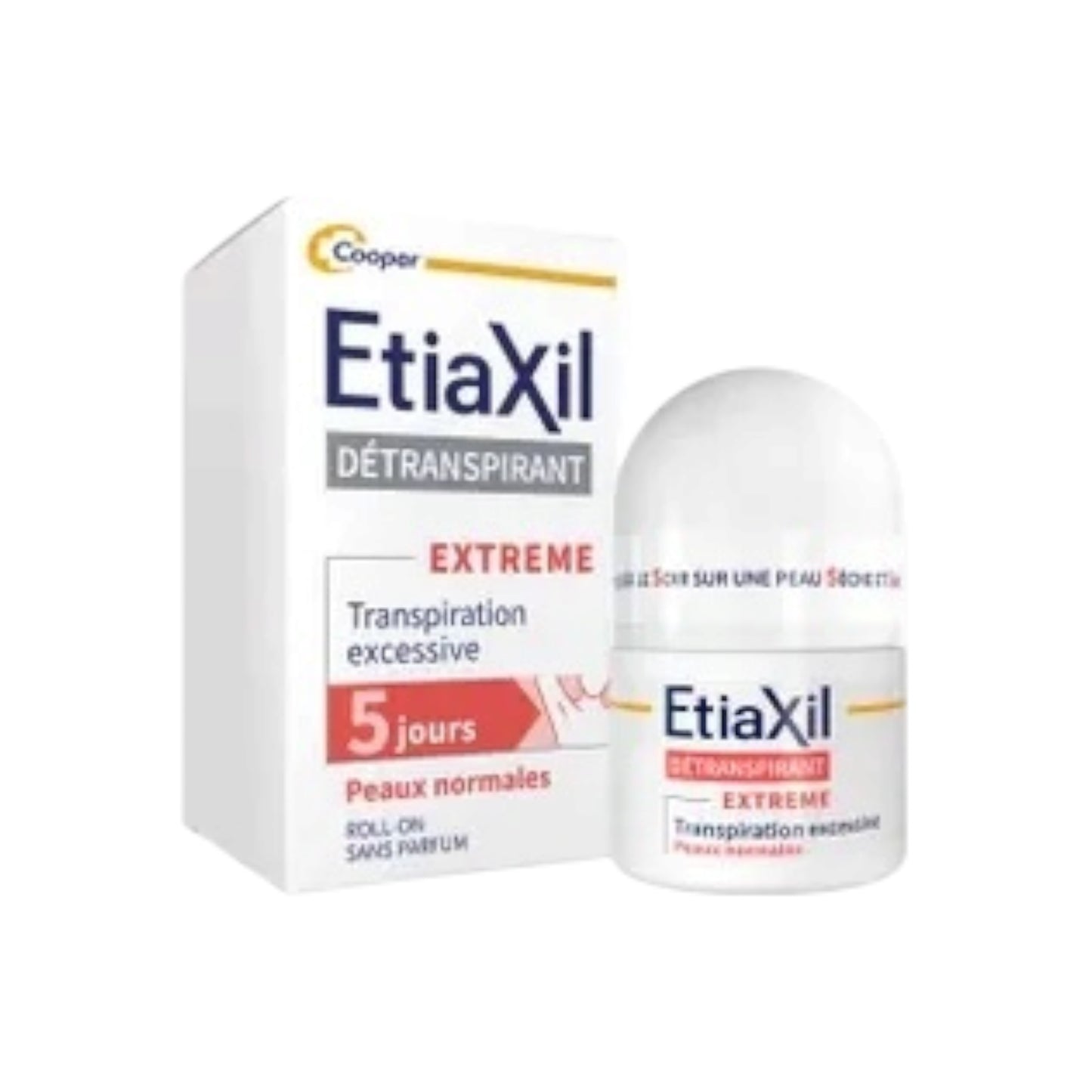 Etiaxil Detranspirant Red Roll-On Deodorant For Exces- sive Sweating Armpites 15ml